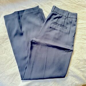 Wideleg Navy Trousers